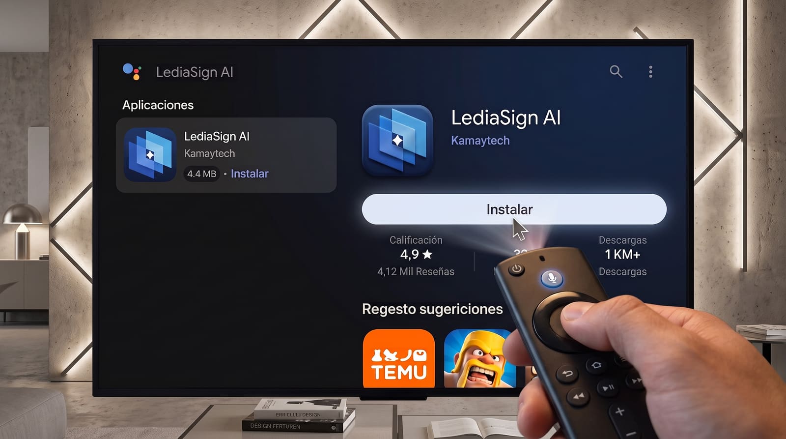 Install the app on your Smart TV